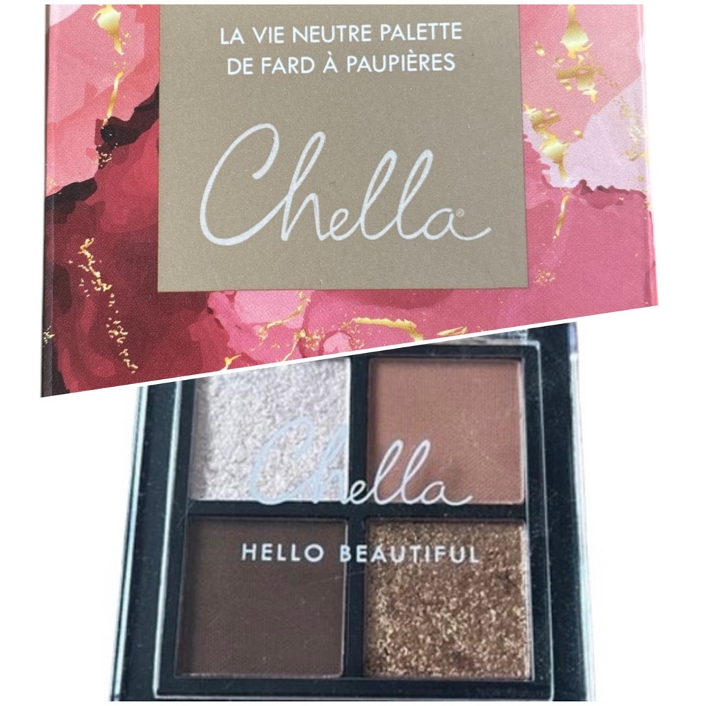 NIB Chella Hello Beautiful Neutral Eyeshadow Palette
